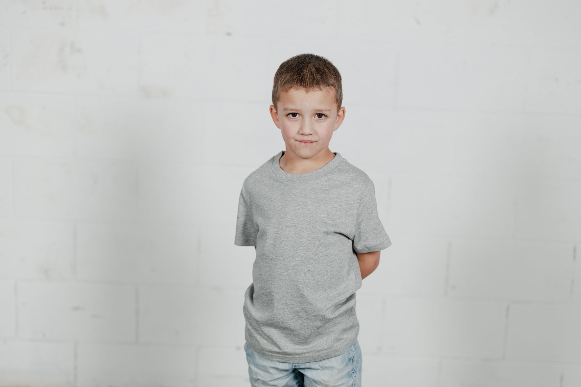 Epic Tee - Grey Marle - kids