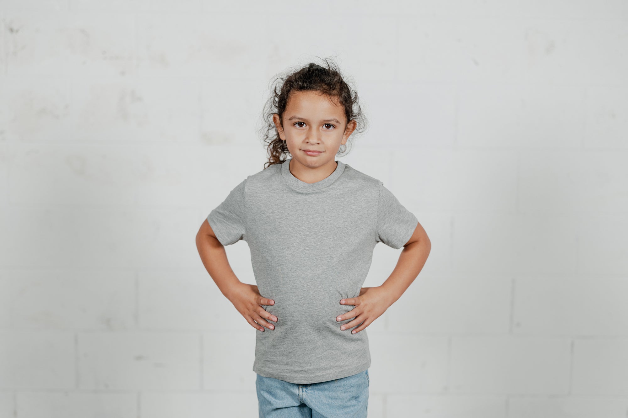Epic Tee - Grey Marle - kids