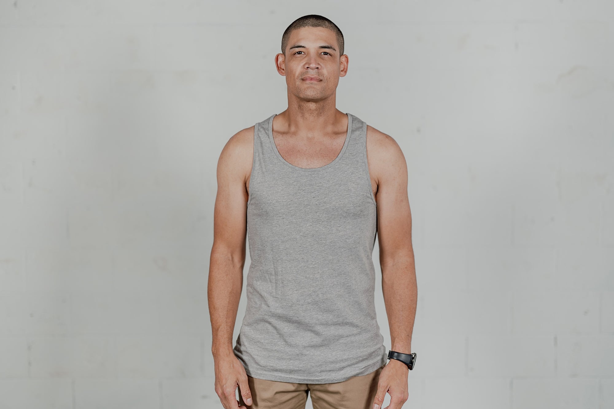 Summer Singlet - Grey Marle