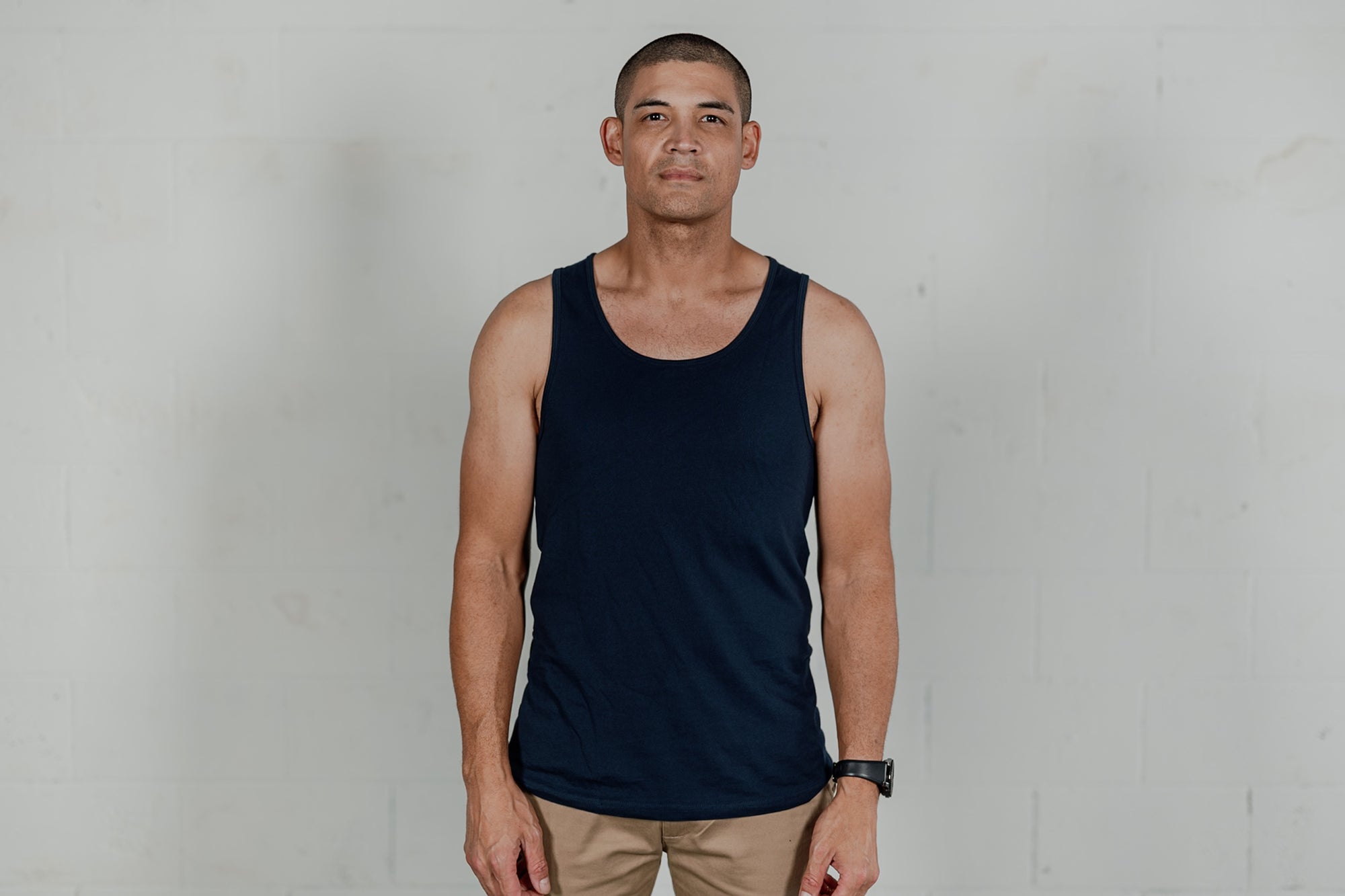 Summer Singlet - Navy